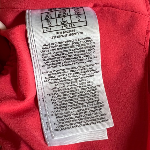 GUESS HOT PINK BUSTIER PEPLUM TOP WITH SWEETHEART NECKLINE SIZE XXS - Picture 7 of 7